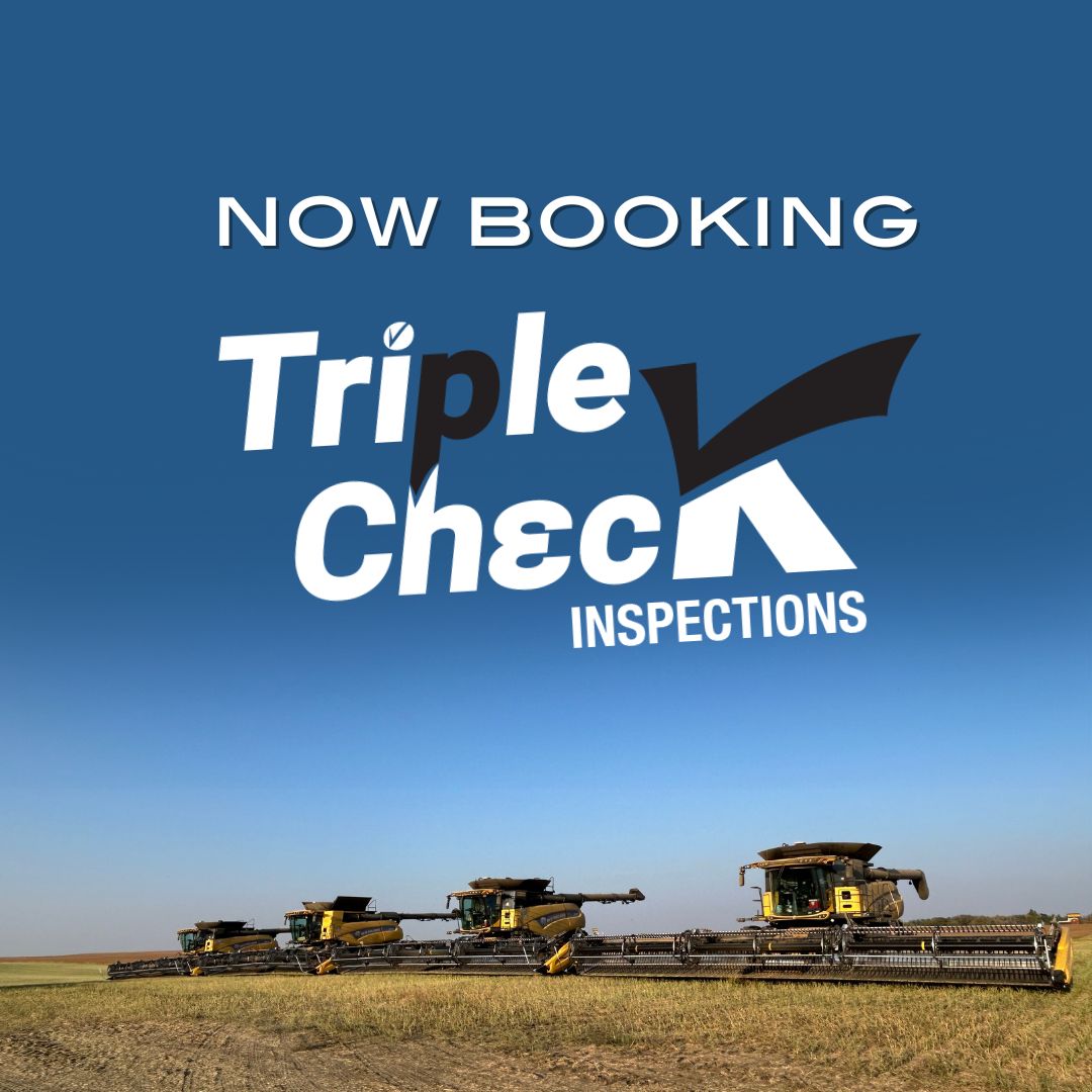 Book you agriculture equipment inspections!