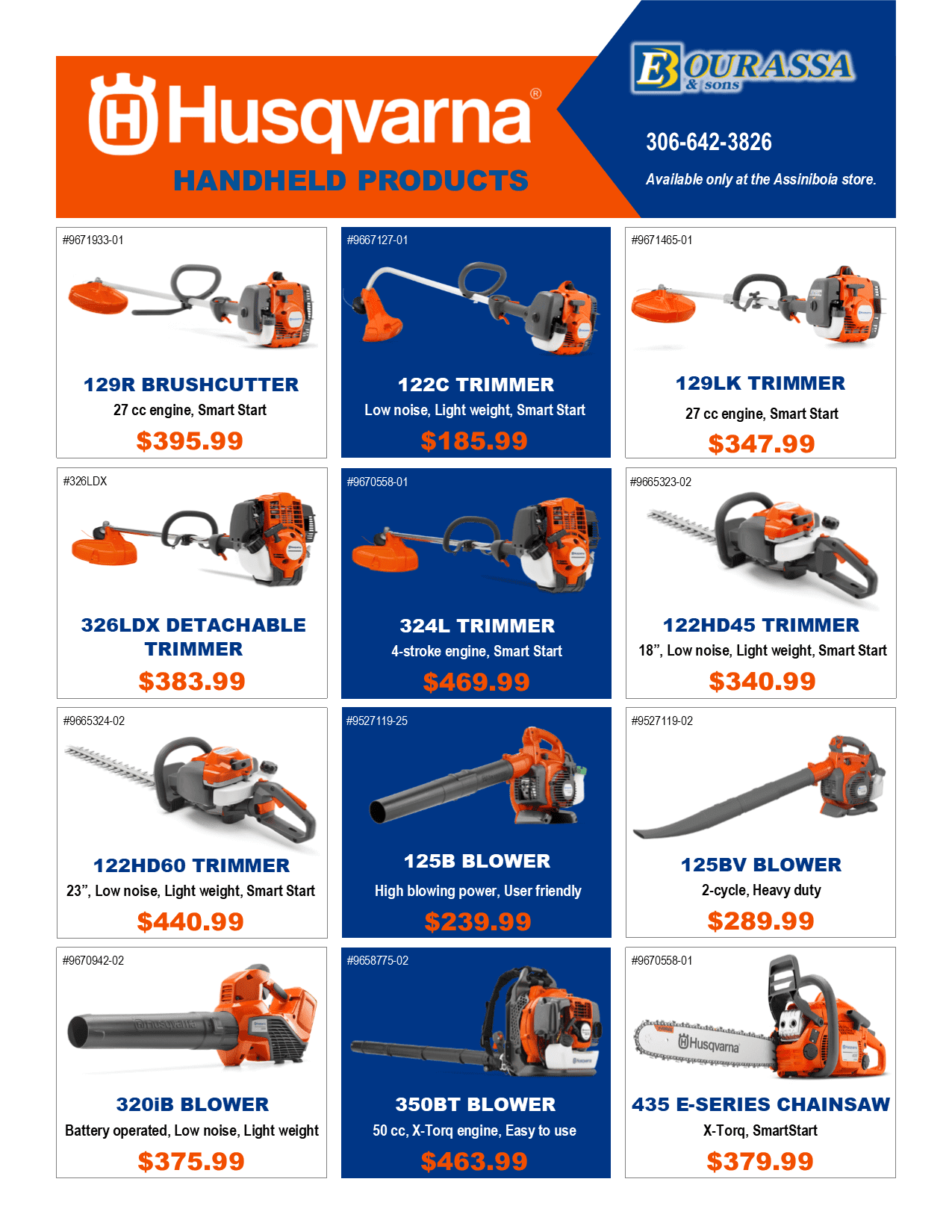 Husqvarna® Handheld Products